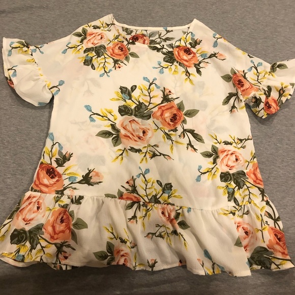 SHEIN Spring Summer Floral Blouse - Picture 2 of 4